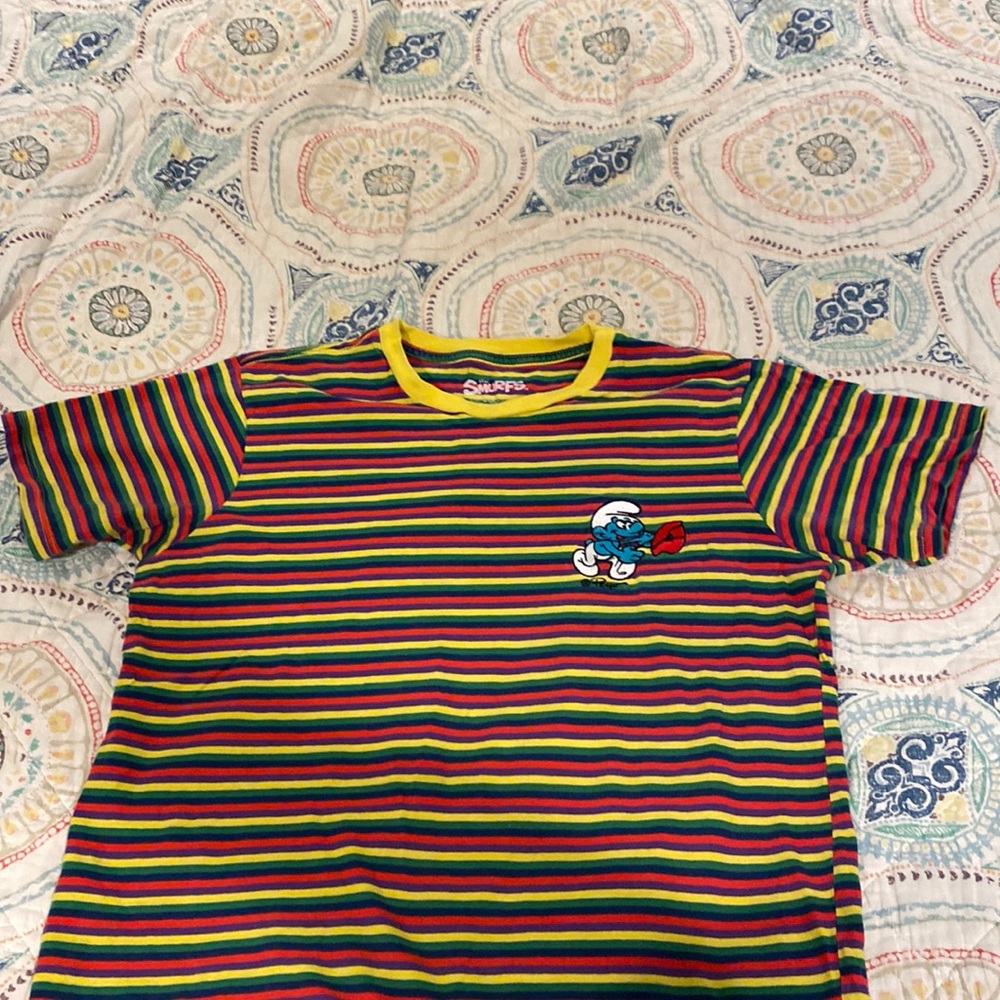 Smurfs Multicolor Tshirt With Patch - image 1